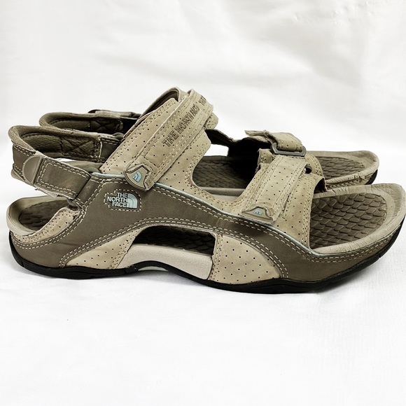 The North Face Shoes - THE NORTH FACE Suede Sandals With Double Velcro Straps Size 10 Womens